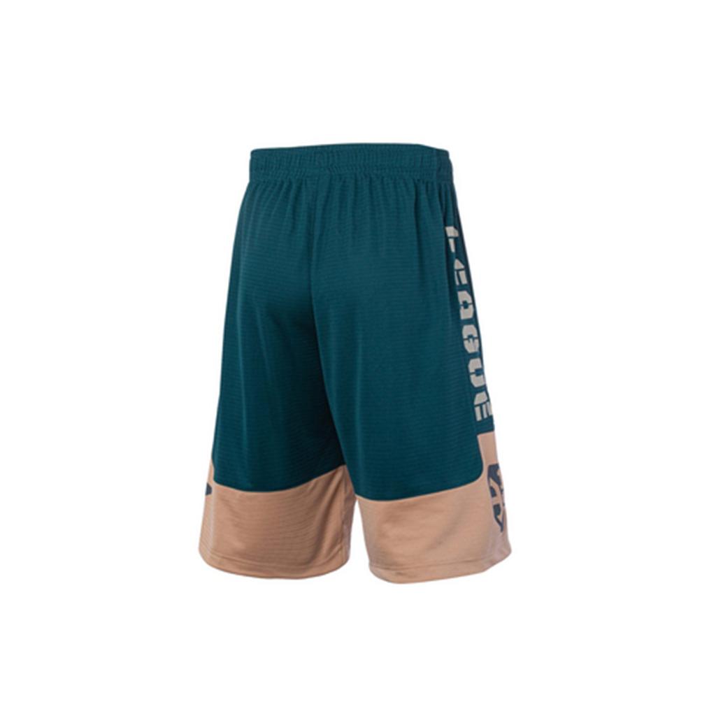 Li Ning Sports Basketball Collection Casual Shorts Men's Ocean Blue Light Gray Brown AAPQ007-8