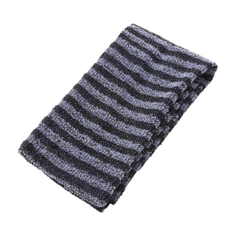 

Bathroom Absorbent Exfoliating Shower Towel Multipurpose Double-Sided Soft Microfiber Quick Dry Long Back Bathing Towel for Daily Use One Size