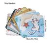 Square Shape Pet Ice Pad Cartoon Dog Cooling Mat Universal Pet Bed Pad  Spring