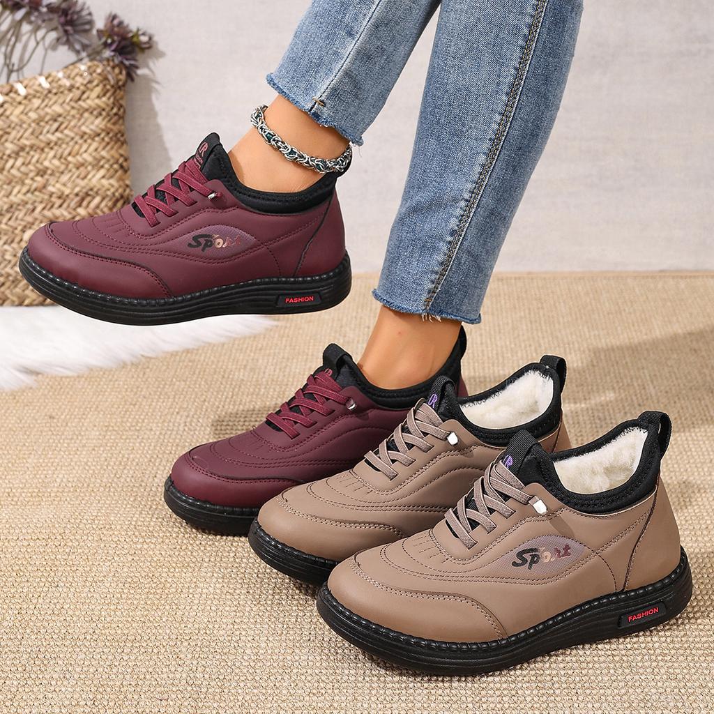 2026 Winter New Women's Casual Cotton Shoes with Fleece Comfortable Warm Slip-resistant Durable Free Shipping Women's Cotton