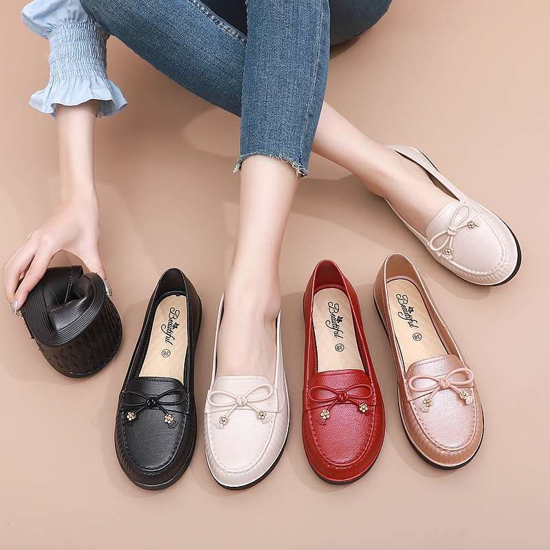 New rain shoes, waterproof and non-slip work sandals for women's outer wear, four-season shoes, integrated labor insurance, rainproof flat-heeled pl