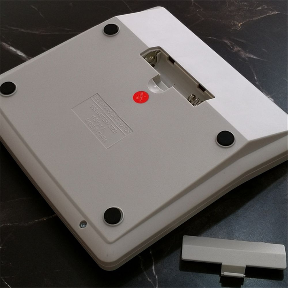 Nova Calculadora de Mesa Financeira Multifuncional de 2 Vias com Alimentação, Botões Grandes para Escritório, Display Inclinável Grande