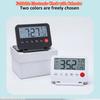 Digital Travel Alarm Clock Foldable - with Calendar Backlight Snooze Temperature LCD Thermometer
