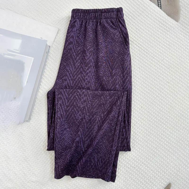 Pants for Women Elastic High Waist Long Trousers Plus Size Thickened Stretchy Versatile Casual Wide Leg Pants
