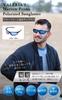 Valeria Polarized Sunglasses with Hard UV400 Narrow for Sports and Outdoors Case, Protection, Frame, (Blue)