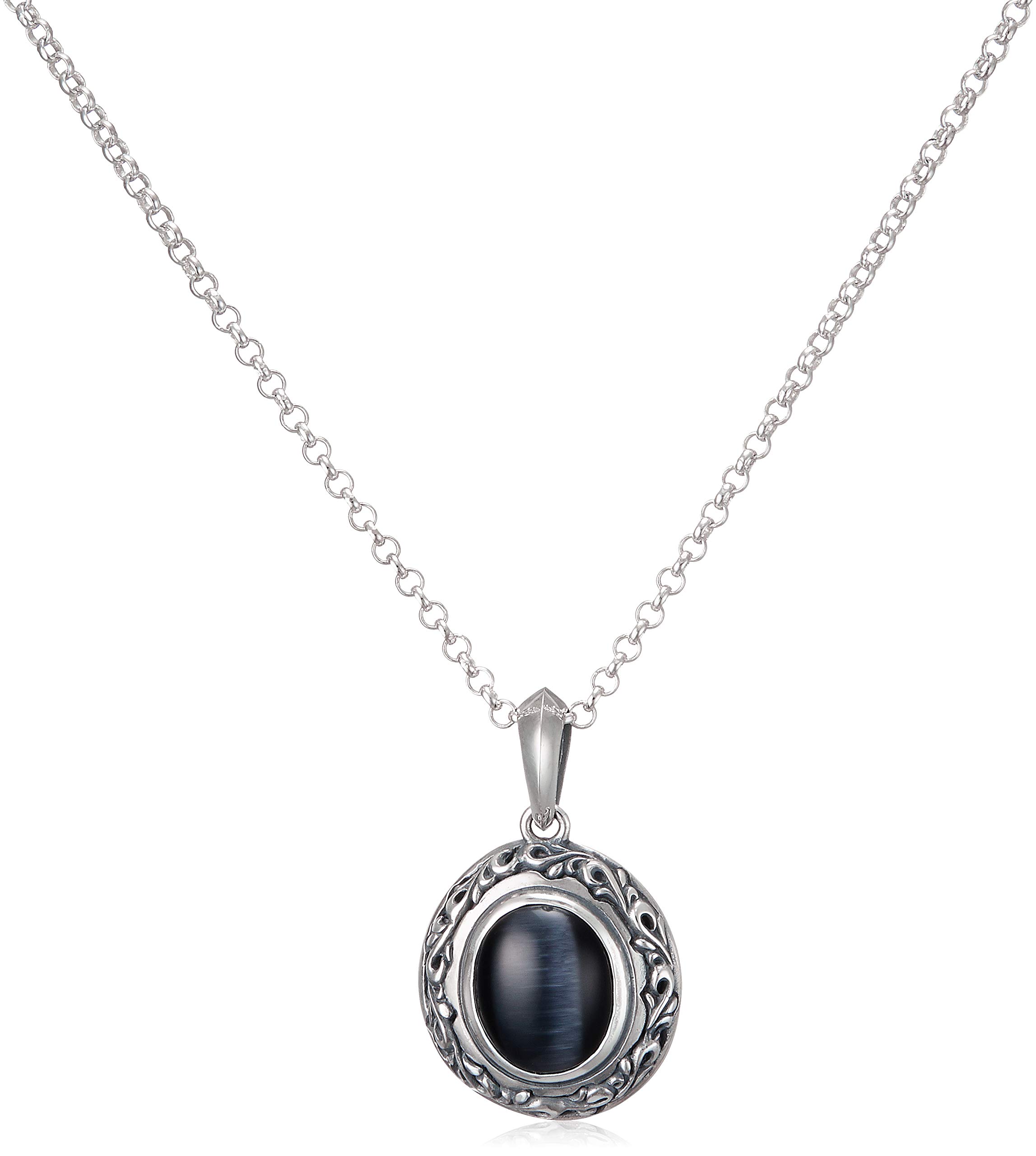 

Серебряное ожерелье Arabesque Black Eye [СВОБОДНЫЙ СТИЛЬ] для мужчин Cat s FSP991-BKCE00950