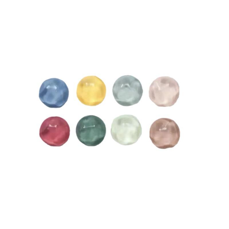 Water Ripple Geometric Round & Semi-Circular Resin Magnet Sticker