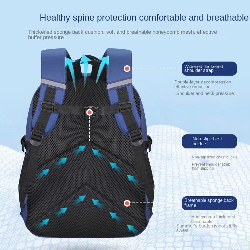 Schultaschen für Jungen Schulterrucksack Bagutte Kinder Wirbelschutz Leicht Großes Fassungsvermögen Neu Astronaut Wasserdicht Kinder