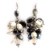 Les Trésors De Lily [D2399] - Boucles Créateur 'Pampa' Noir / Blanc