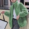 Coral Fleece oboustranná teplá roláková bunda pro ženy