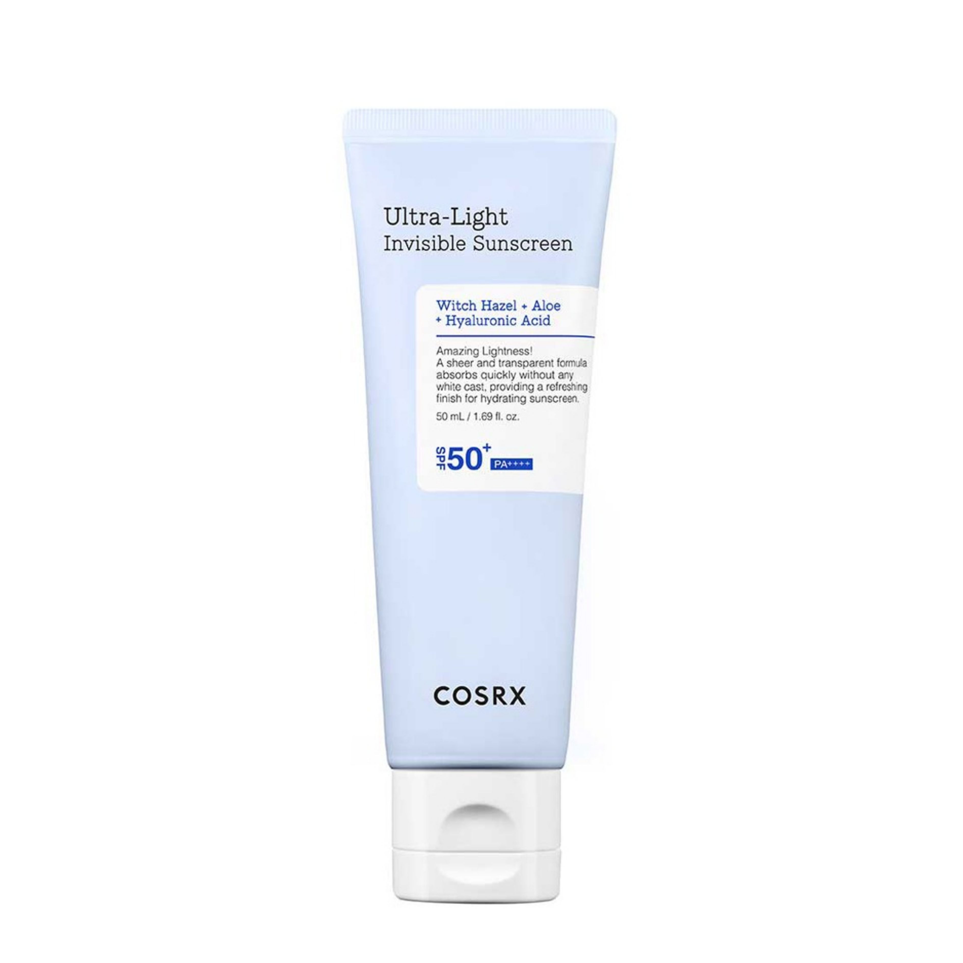 COSRX Ultra Light Invisible Sun Serum SPF50+ PA++++ Lightweight Hydrating Sunscreen 50ml