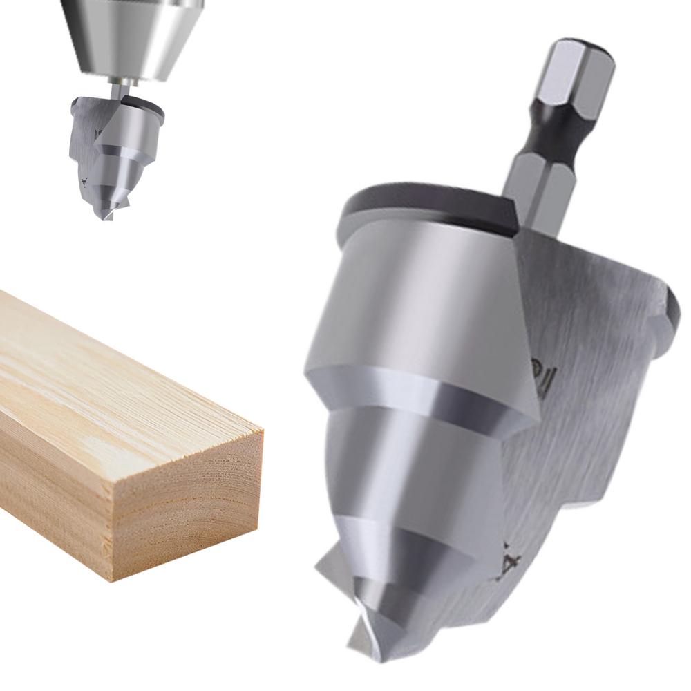 Countersink Drill Bit Steel Conduit Reamer Safe Countersink Sturdy Reamer Bit Quick Change Bit Pipe Reamer Tool For PPR Water