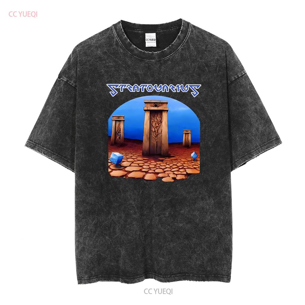 Stratovarius kapela turné grafické tričko s krátkým rukávem černé pánské dámské S 5XL KTV8539 vintage Prané Všestranné Unisex Stylové