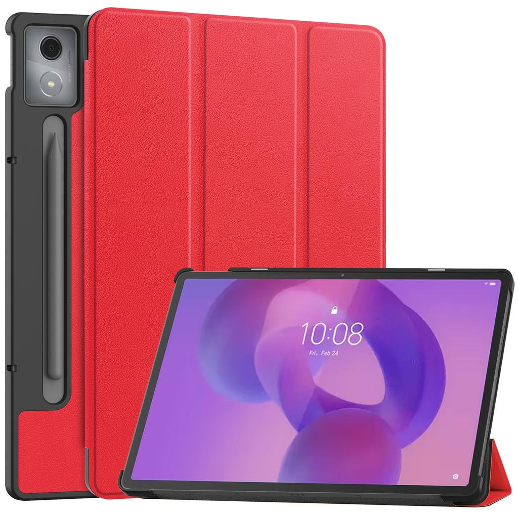 Lenovo Idea Tab Pro Kılıf Düşmeye Karşı Deri Stand Tablet Kapağı