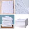 6PCS White Square Towel Hotel Catering Aviation Disposable Hand Towel Restaurant Wiping Rags Kitchen Cleaning Towels 25*25cm