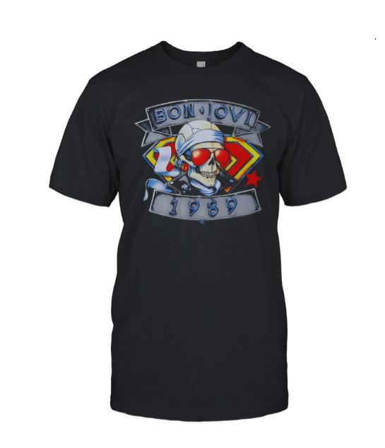 Bon Jovi Iconic Rock Band Unisex T-Shirt Retro Concert Merchandise Shirt Unisex T-Shirt XL