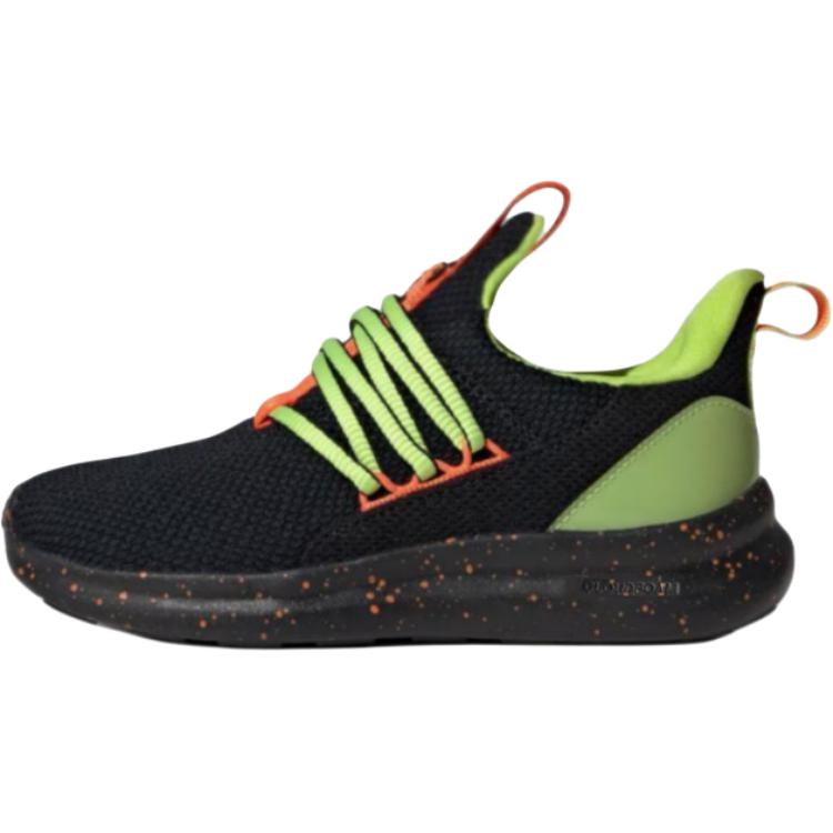 Adidas Lite Racer Adapt 7.0 Trendy Sports Non-Slip Wear-Resistant Low-Top Running Shoes Kids Sneakers Black JQ7358