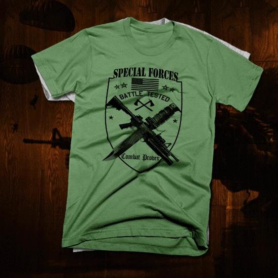 Футболка рейнджера Сил специального назначения Армии Война в Ираке и Афганистане Ветеран боевых действий Военное сражение XL