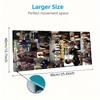 Noob Old Man Mouse Pad, Large Gaming Desk Mat, Non-slip XXL Mousepad for Laptop & Tablet, Mini PC Playmat with Stitched Edges