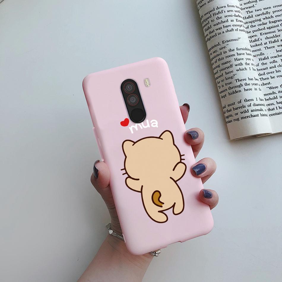 For Xiaomi Pocophone F1 Case Cute Cactus Soft TPU Silicone Back Cover For Pocophone F1 F 1 Poco F1 Phone Case Fundas Coque Shell