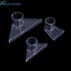 Transparent Acrylic Duckbill Fish Tank Water Outlet Nozzle with Triangle Pipe Inlet