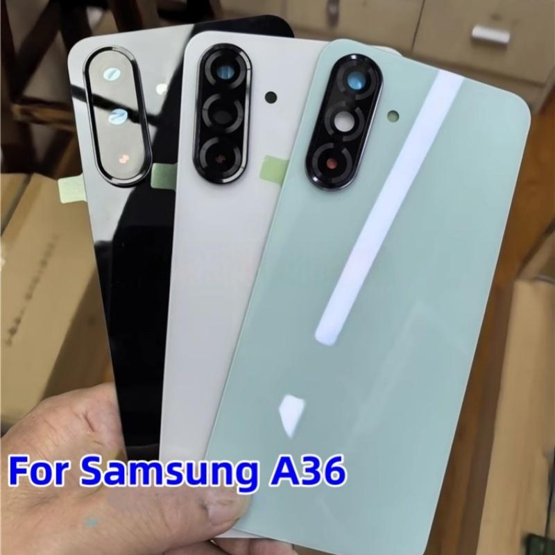 Back Glass back cover for Samsung Galaxy A56 A36 SM-A566B/DS A366B/DS battery cover Housing Cover Repair Parts Battery Door
