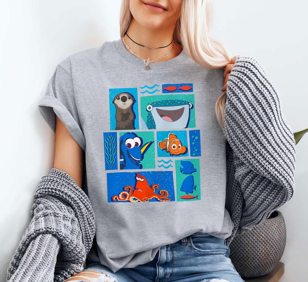 Finding Dory And Friends Tshirt Finding Nemo Character Shirts Disneyland Family Trip Shirt Magic Kingdom Shirt