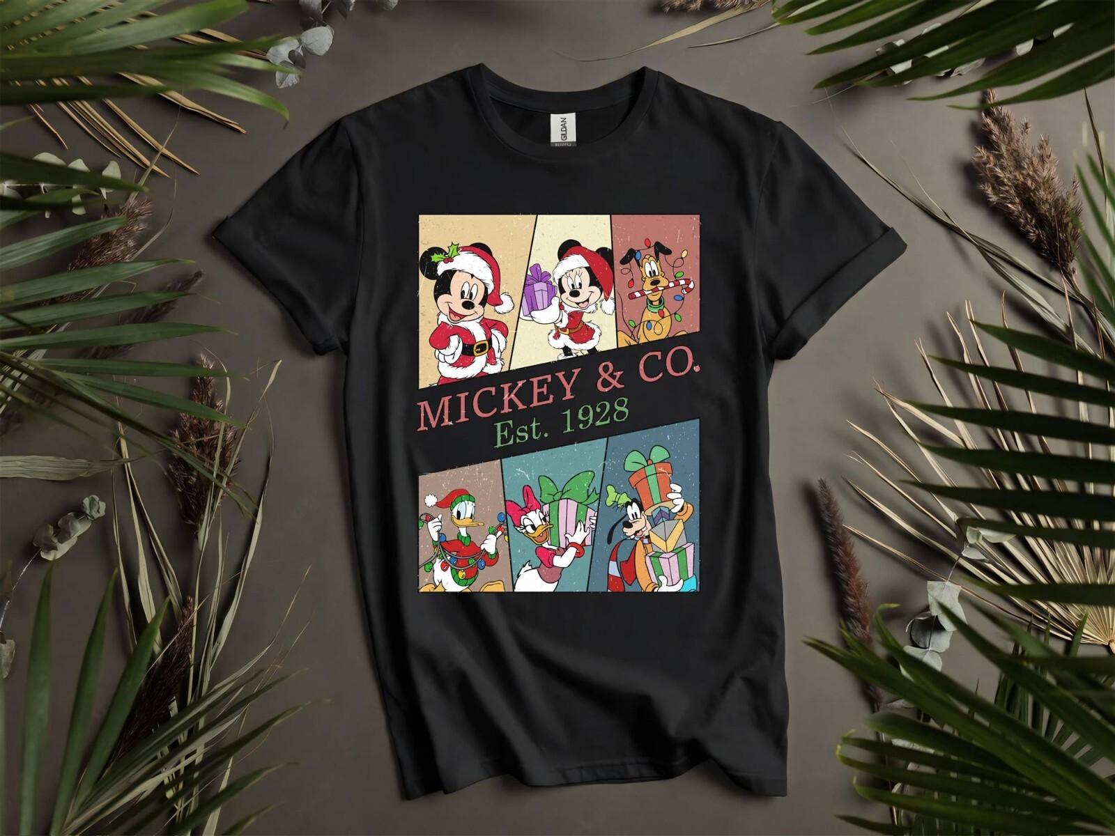 Mickey Est 1928 T-Shirt Mens Womens Tees Top T Shirt Mens Womens Tees Top Men Women Unisex Tshirt I187 M