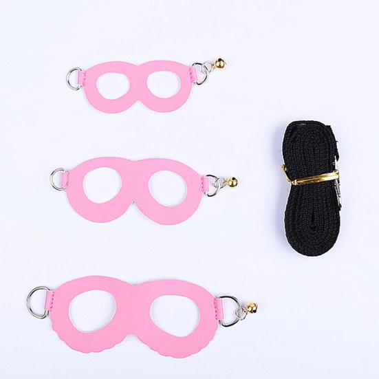 Hamster Leash Set Extended Lanyard Buckle Bells Small Chinchilla Lead Walking Running Chest Strap