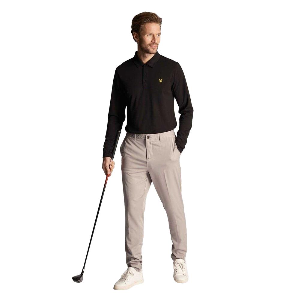 Lyle & Scott Mens Regular Long-Sleeved Polo Shirt