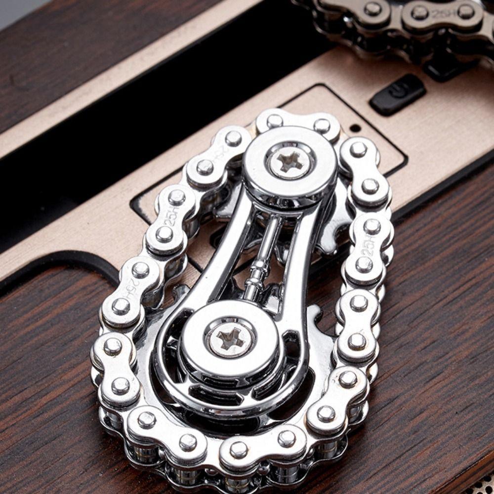 Gyroscope Hand Spinner Chain Gear Chains Gear Wheel Gear Chain Gyroscope  Classic Toys