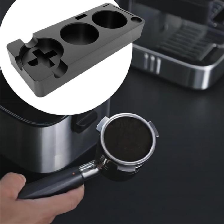 Ergonomic Portafilter Support Stand For Streamlined Coffee Making Process And Minimal Maintenance