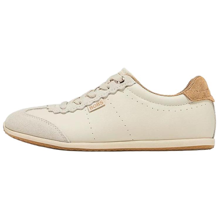 Skechers Bobs Versatile Comfortable Breathable Support Low-Top Training Shoes Women sneaker Beige 114634-NAT 36