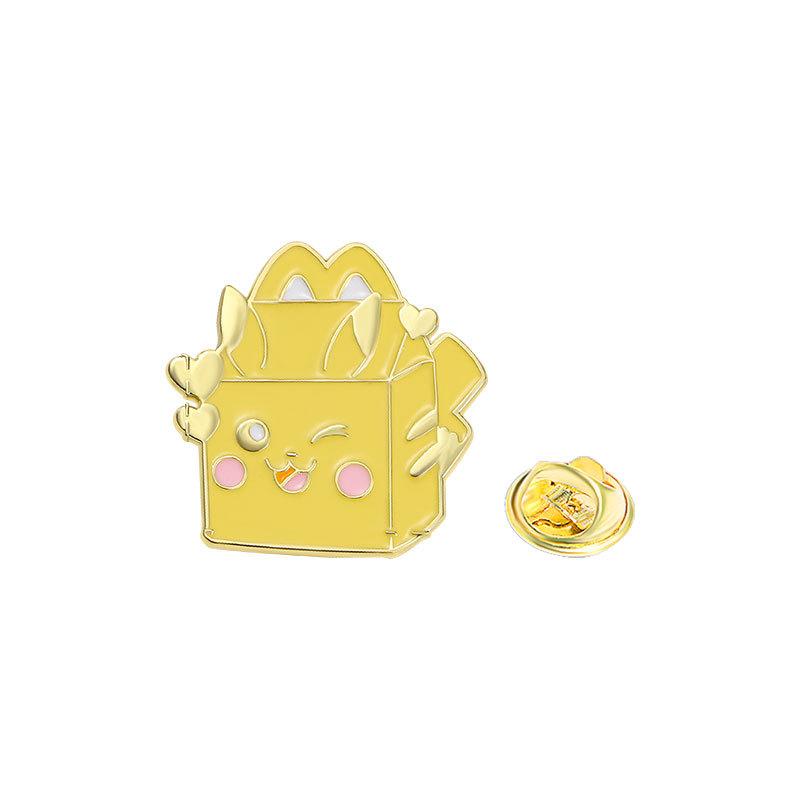 Pokémon Pikachu Brooch Pokémon Pokémon Cute Clothing Accessories Zinc Drip Oil