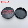 4pcs 56MM Car Wheel Center Caps With OZ O.Z Racing Logo Emblem Wheels Hubcaps Auto Hub Rim Cover Replace Car Accessories