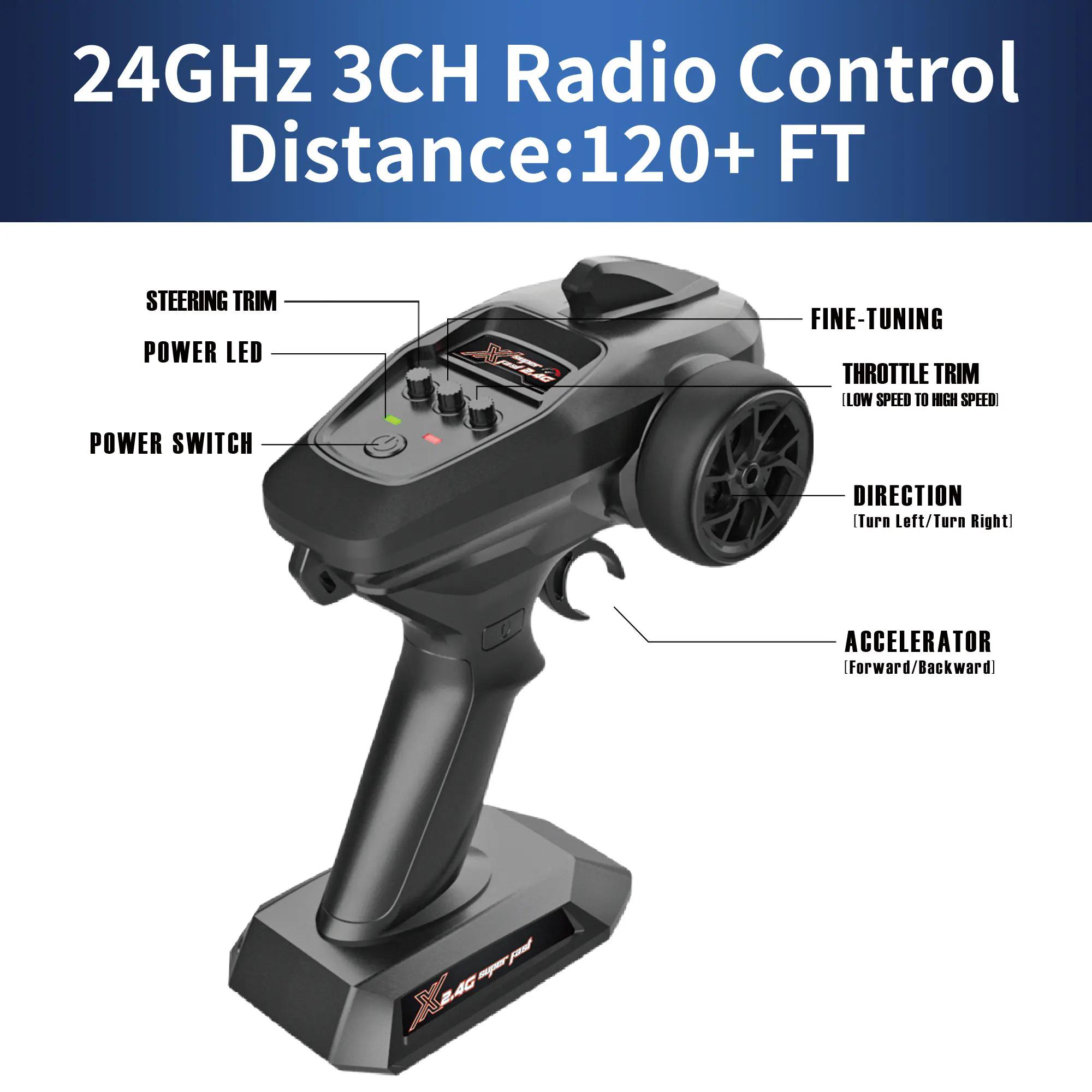 2024 Новинка 1:16 4WD RC Car 50-70KM/H Радиоуправляемые Машины Электрические — фото 6