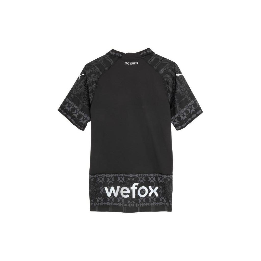 Puma X Pleasures AC Milan 2023/24 Dark Version Authentic Jersey (Imported Version) Black Men Streetwear 776066-01