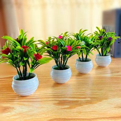 Beautiful Simulated Bonsai Safe Plastic Hotel Garden Decor