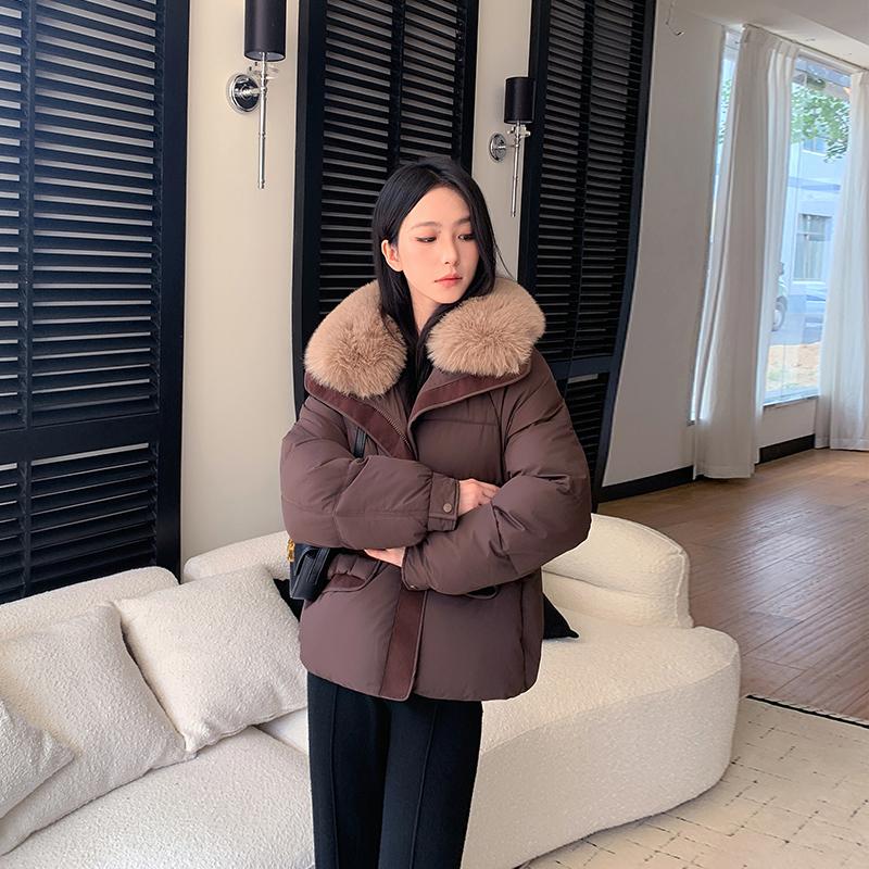 Autumn Winter Thicken Warm Parka Women Casual Sweety Solid Color Big Pocket Loose Jackets Outwear