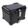 Motorcycle Top Box Aluminum Alloy Quick Release Impact Resistant Waterproof 45L Rear Storage Trunk