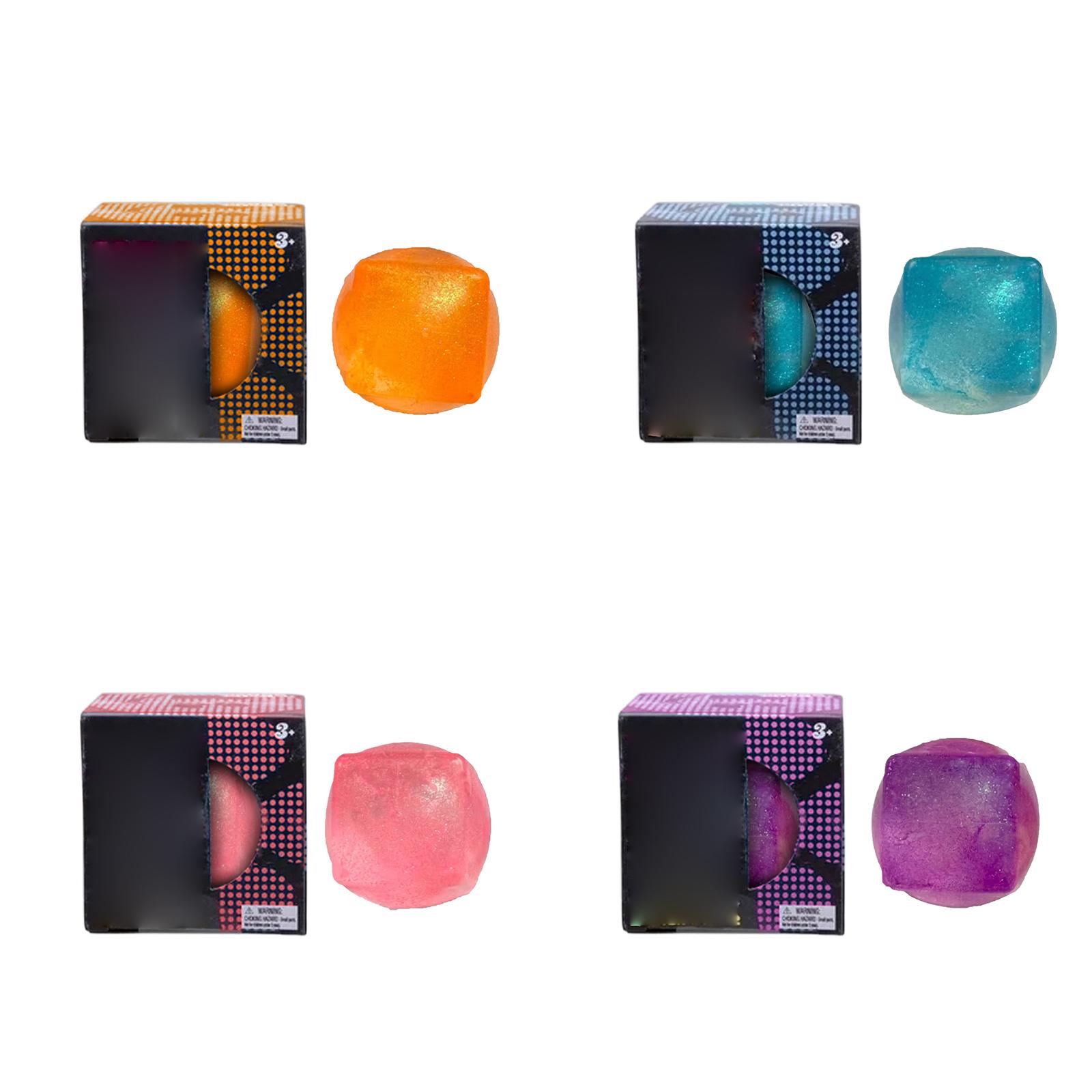 

Cube Squeeze Ball Stress Relief Toy for Office School Home Durable Soft Material Flexible Design for Hand Exercise and Relaxation