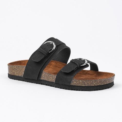 Fashion Women Sandals Beach Flip Flops Soft Suede Insole Adjustable Strap Slip On Comfortable Casual Fashionable Summer Shoes