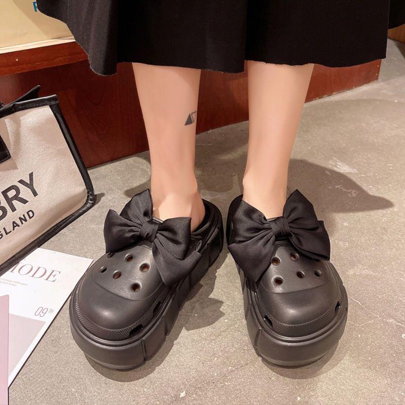 Fashion Platform Slippers Summer Women's Sandals 6cm Wedges Ladies Outdoor Clogs Thick Street Beach Slides Girls Flip Flops Garden Shoes