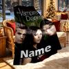 Custom Name Personalized horror theme Print Blanket, Home Decor, Bedroom, Sofa, Camping, Couch, Gifts for Birthday Christmas