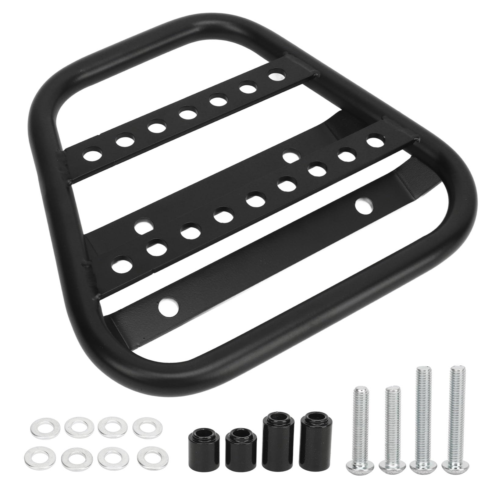 

Motorcycle Rear Luggage Black Motorcycle Trunk Luggage Cargo Rack Luggage Rear Seat Accessory Replacement for Harley Street Scrambler 900 Rack,