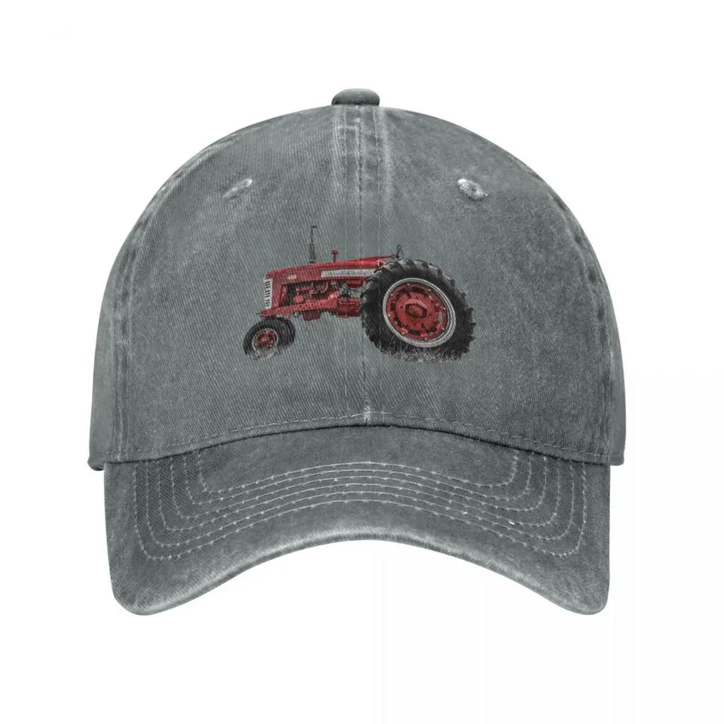 Gorra de Béisbol Roja Selectiva Vintage IH Bolso de Playa Sombrero de Lujo Gorras de Lujo Salida a la Playa Mujeres Unisex