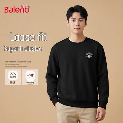 Baleno Men's Loose Fit Crew Neck Sweatshirt