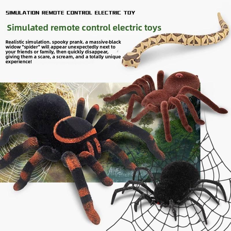 Remote Control Spider Toy With Plastic Material For Kids Age 7 To 14
