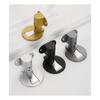 Adjustable Windproof Door Stoppers Strong Aluminum Ground Stoppers Noise Reducing for Home Office Door Security