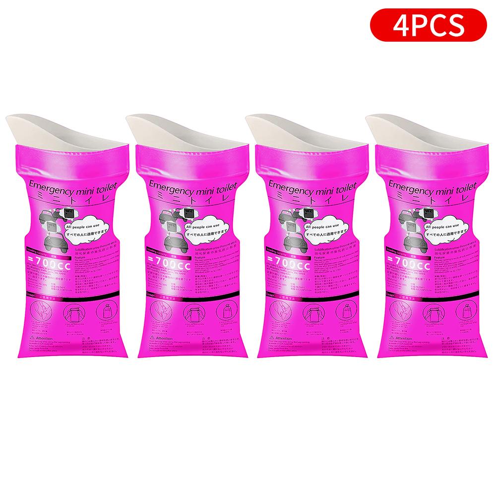 6/1PCS 700ml car urinal portable urine collector man outdoor portable urine bag female urinal Camping Emergency Easy urinal
